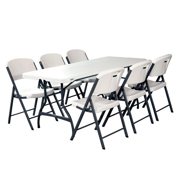 6′ Table et 6 Chairs Combo