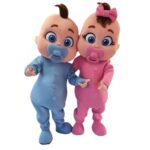 Baby Boy + Baby Girl — Two Mascots Bundle