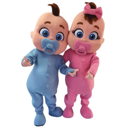 boy_girl1 Baby Boy + Baby Girl — Two Mascots Bundle - Image 1
