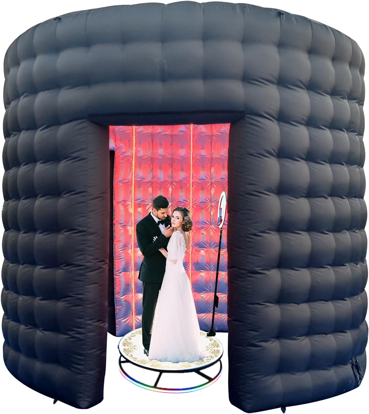 71Sul7aOZCL._AC_SL1500_ Round Inflatable LED 360 Photo Booth - Image 1