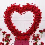 Heart-Shaped Floral Arch