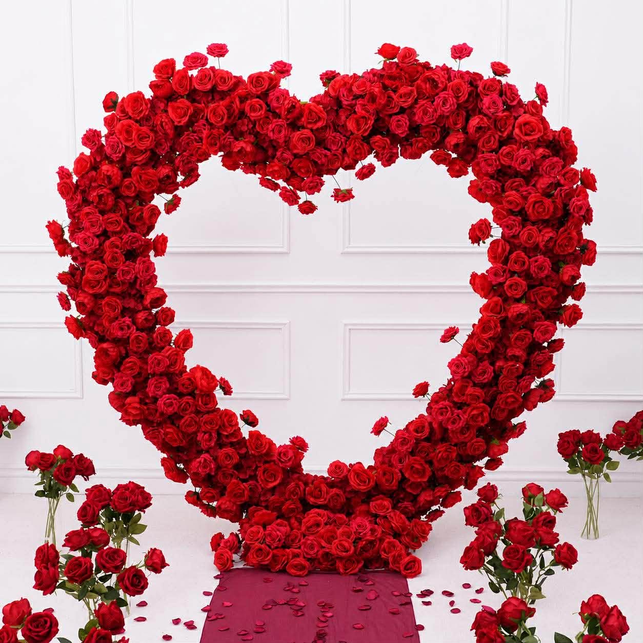 arcHeard1 Heart-Shaped Floral Arch - Image 1